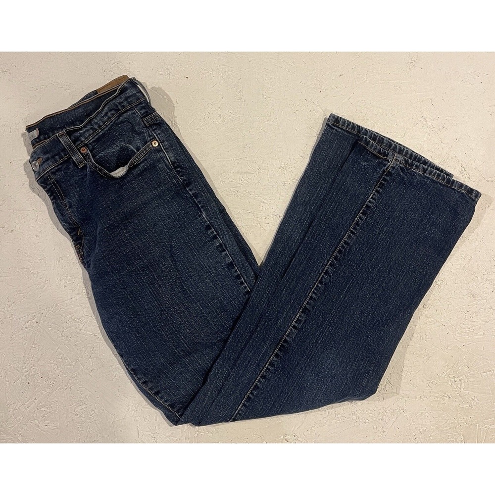 VTG Levis 515 Jeans Womens 10 Blue Bootcut Stretch Denim High Rise Western‎ Y2K